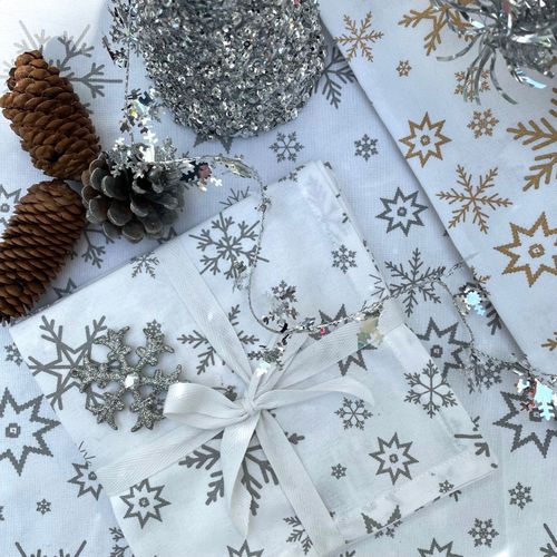 Snowflakes Christmas Tablelinen